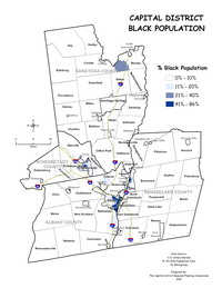 2010 Percent Black Population Map