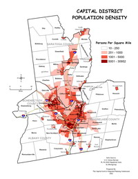 2010 Population Density Map