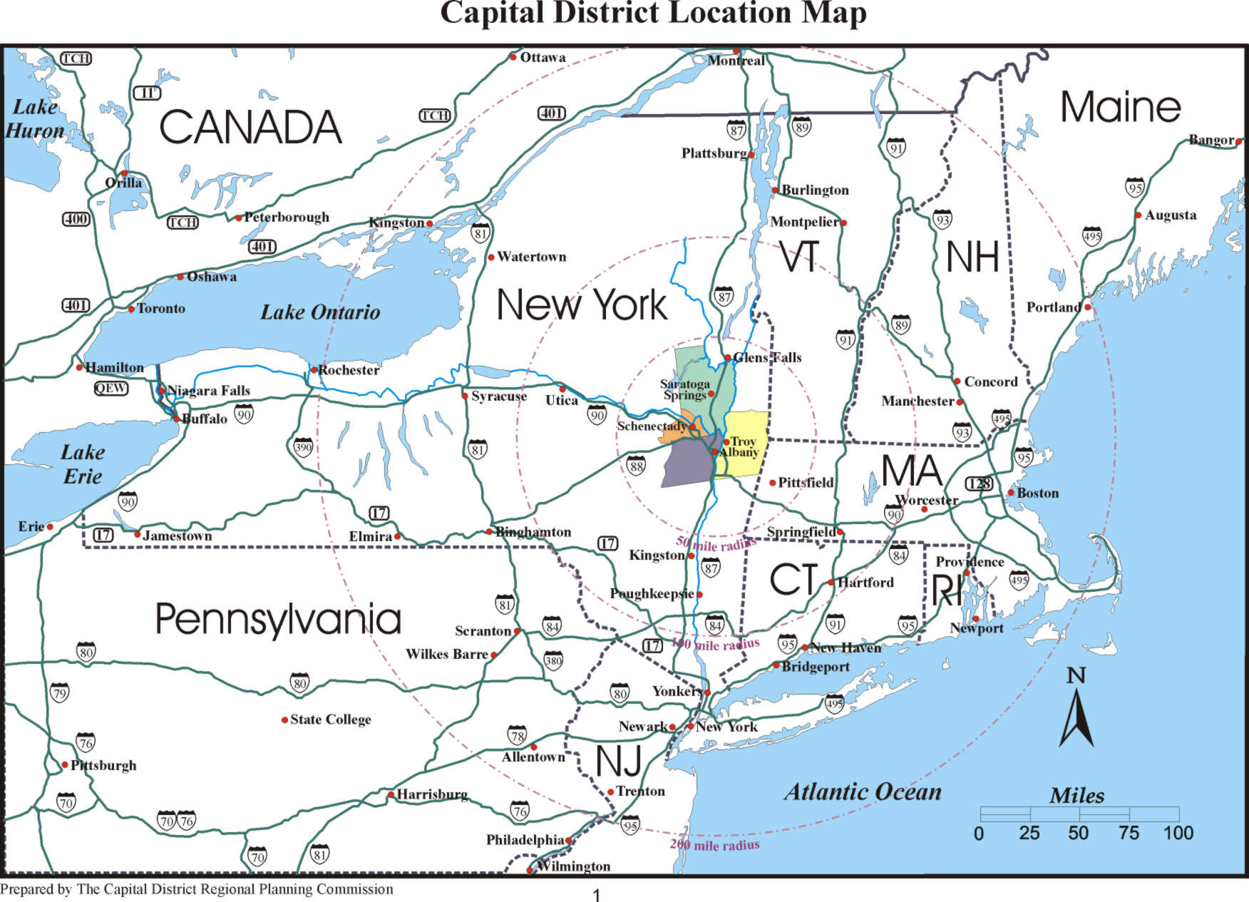 Capital District Location