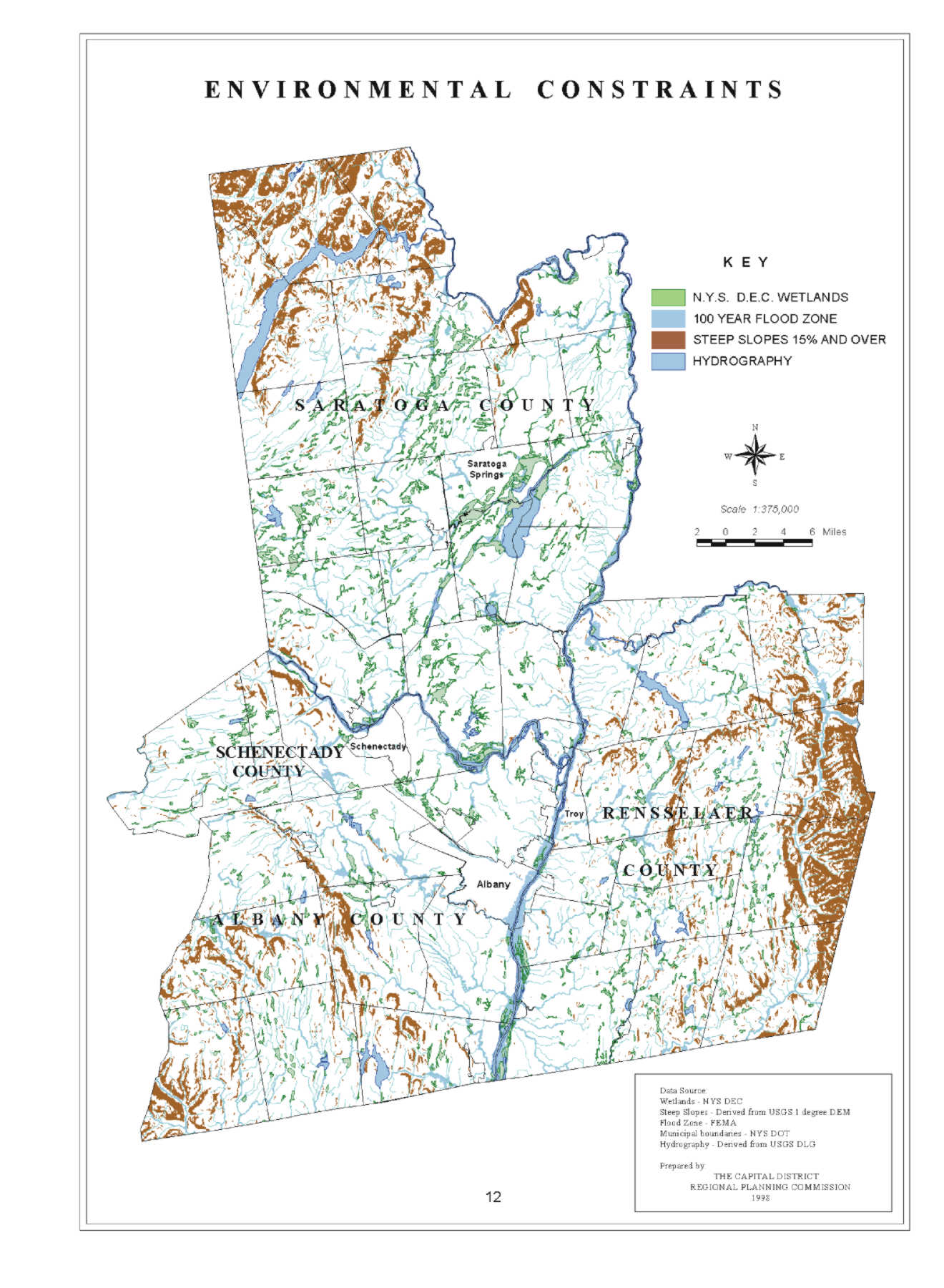 Capital District Environmental Constraints