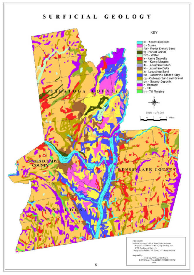 Capital District Surficial Geology