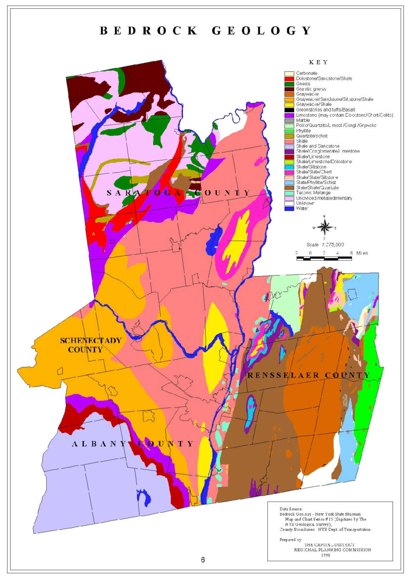 Capital District Bedrock Geology