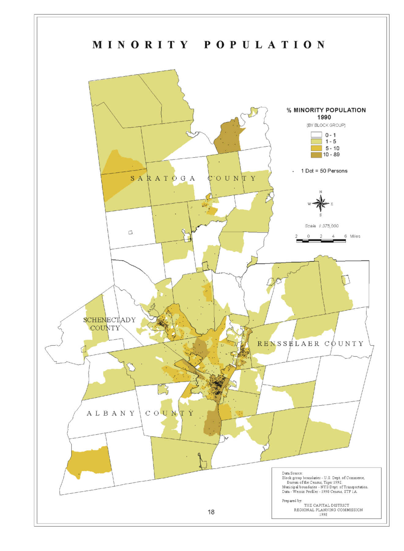 Capital District Minority Population