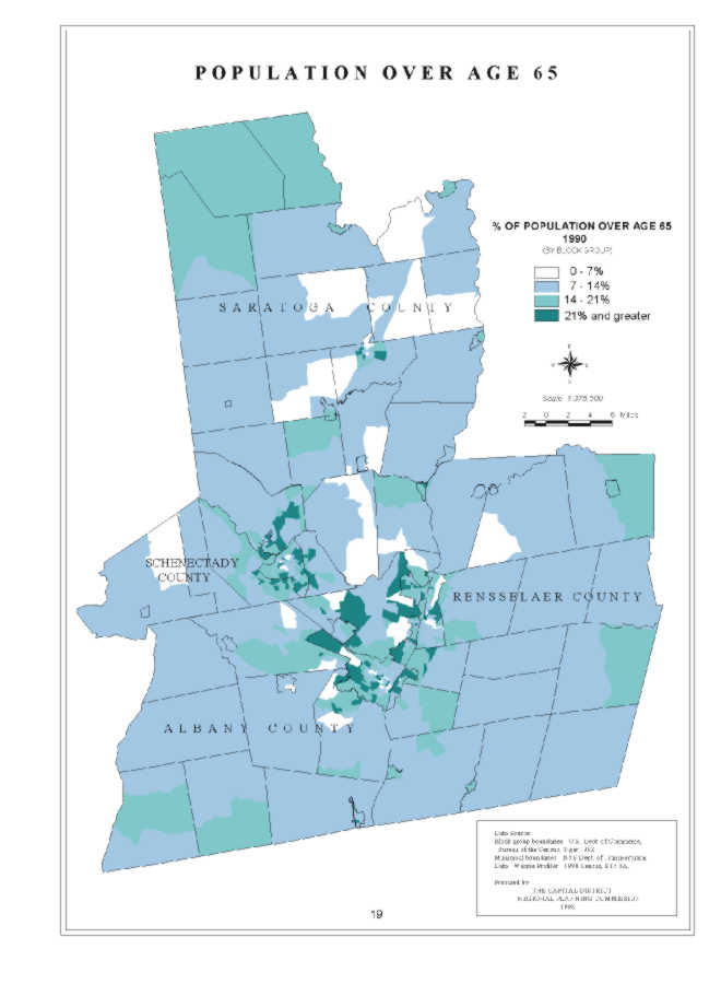 Capital District Population Over 65