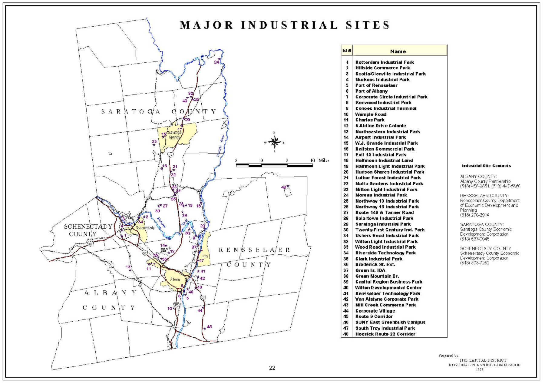 Capital District Major Industrial Sites