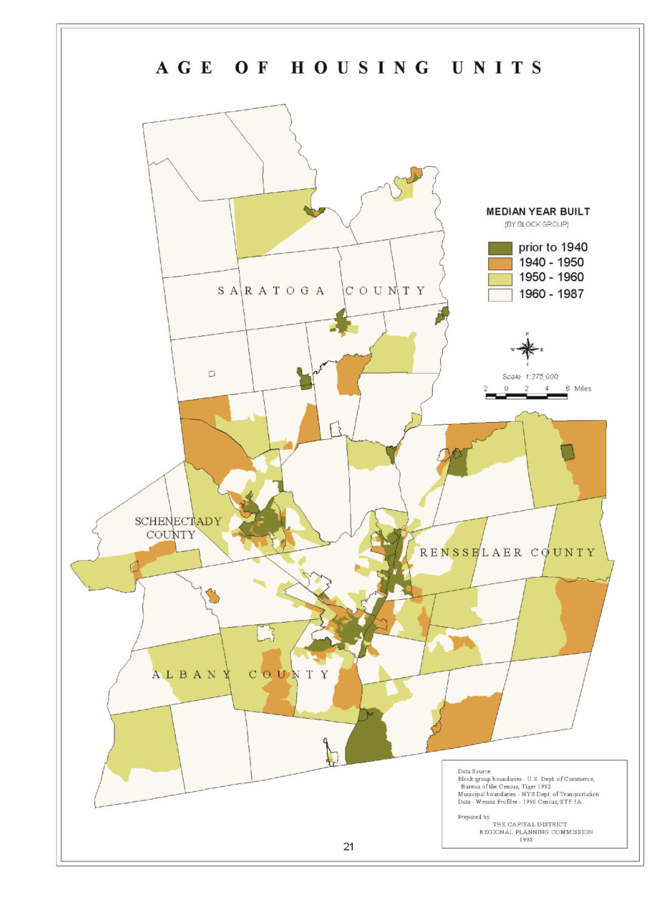 Capital District Housing Unit Age