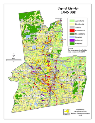 Capital District Land Use Map