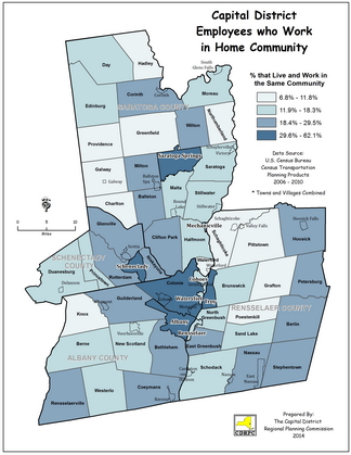 Capital District Employees Working in Home Community