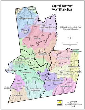 Capital District Watersheds Map